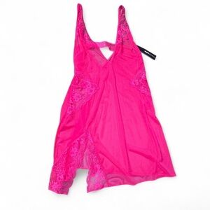 Elegant Pink Lace Chemise babydoll brand new